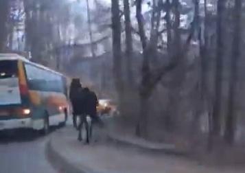 Кисловодский казак не на коне: видео